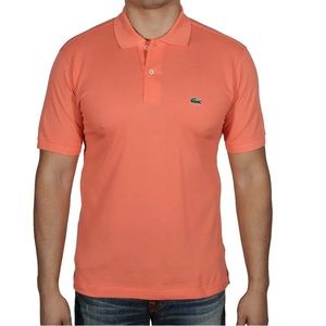 Lacoste Classic appliqué Polo Shirt in Salmon 🆕